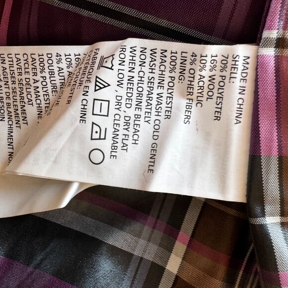 Prana Quincy Wool Blend Dark Olive Skirt - Small - Picture 9 of 9